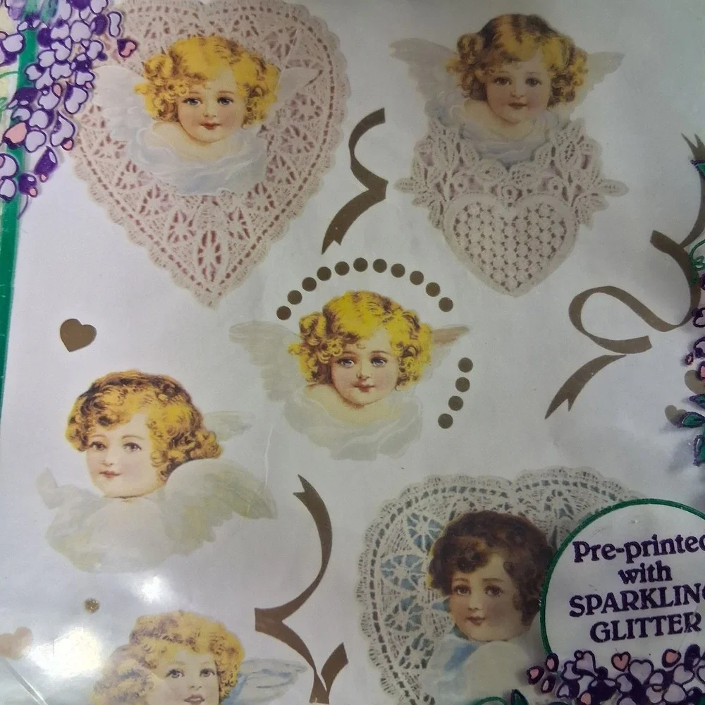 WISTERIA Victorian Cherub Angels Iron On Transfers‎ FC-24